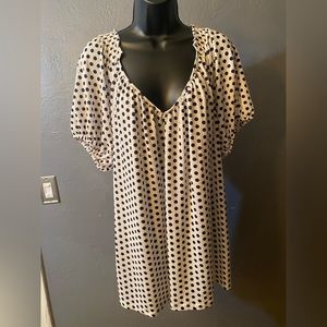 Loanna polkadot blouse